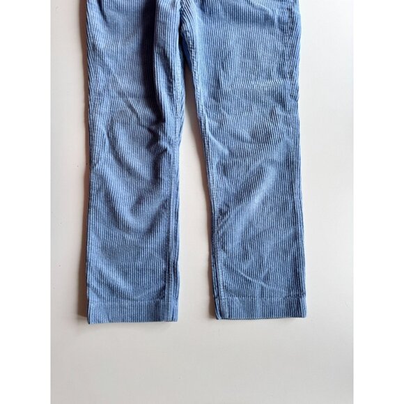 RAG & BONE Riviera Blue Cotton Corduroy Cropped Straight Leg Pants, Size 27 - Picture 5 of 12